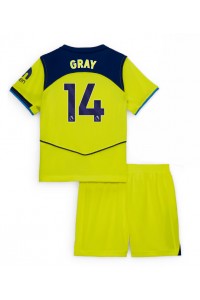 Tottenham Hotspur Archie Gray #14 Jalkapallovaatteet Lasten Kolmas peliasu 2025-26 Lyhythihainen (+ Lyhyet housut)